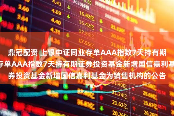 鼎冠配资 上银中证同业存单AAA指数7天持有期: 关于上银中证同业存单AAA指数7天持有期证券投资基金新增国信嘉利基金为销售机构的公告