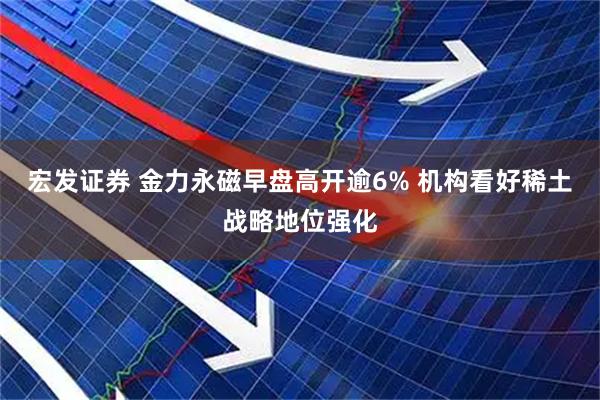 宏发证券 金力永磁早盘高开逾6% 机构看好稀土战略地位强化