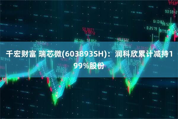 千宏财富 瑞芯微(603893SH)：润科欣累计减持199%股份